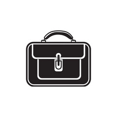Briefcase icon vector illustration. suitcase sign and symbol. luggage symbol.