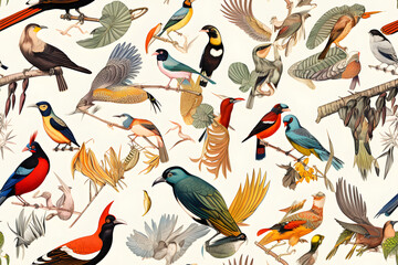 Obraz premium Bird patterns