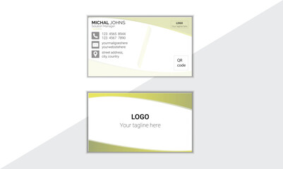 Creative business card template. Vector.