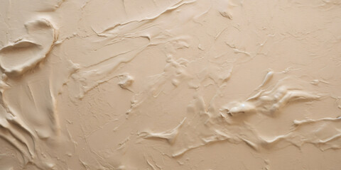 Textured rustic tan beige wall paint for background, wallpaper, design