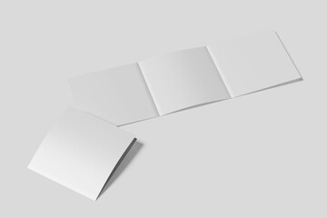 SQUARE TRIFOLD MOCKUP