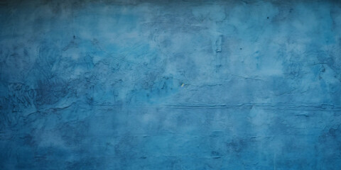 Textured rustic blue wall paint for background, wallpaper, design