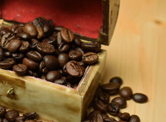 coffee beans background