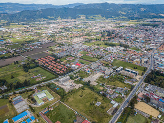 Aerial photography of Cajica Cundinamarca | Colombia