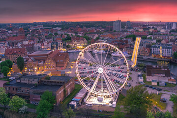 view of the gdansk city