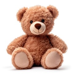 Obraz premium Teddy bear isolated on white background. Generative AI