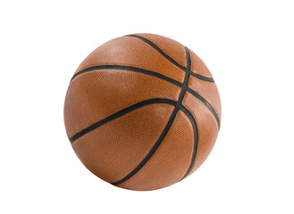 Fototapeta premium Basketball isolated with cut out background. 