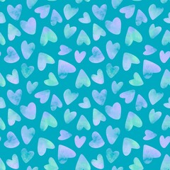 Valentines hearts cartoon pattern for wrapping and kids clothes print and fabrics and gift box