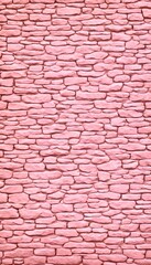 Pink brick background texture seamless pattern. Seamless brick masonry. Pink brick wall seamless illustration background. Generative AI