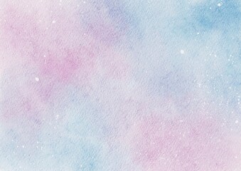 Abstract light blue and pink watercolor background, Beautiful blue and pink watercolor paper textured for design templates invitation card