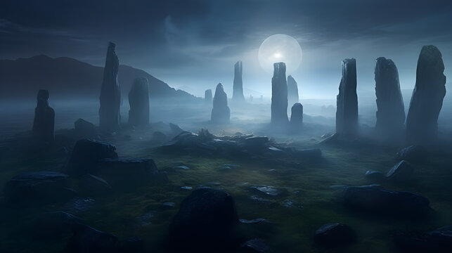 Menhirs in the Fog - Generative AI