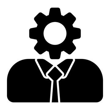 Scrum Master Glyph icon