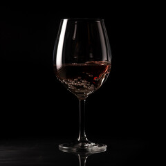 Wine in the glass, generative ai