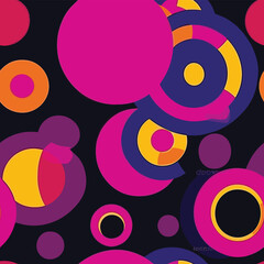 Fototapeta premium Seamless Colorful Abstract Shapes Pattern.Seamless pattern of Abstract Shapes in colorful style. Add color to your digital project with our pattern!