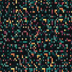 Fototapeta premium Seamless Colorful Abstract Shapes Pattern.Seamless pattern of Abstract Shapes in colorful style. Add color to your digital project with our pattern!