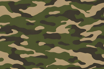 Fototapeta premium Beautiful texture of military camouflage. Generative AI