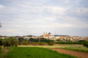 Photo of a landscape with beautiful views of a town