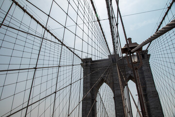 Brooklyn Bridge, New York City, Manhattan, NYC, NY, USA	