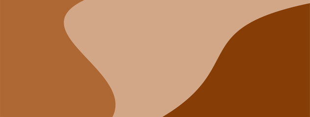Minimalist modern art abstract vector background in nude beige colors.