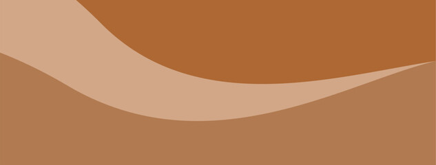 Minimalist modern art abstract vector background in nude beige colors.