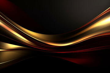 Abstract Cool Red and gold Texture Background colorful gradient wavy ai generative