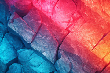 rock feel, quartzite texture, neon tone. AI generative