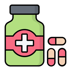 Medication Line Color Icon
