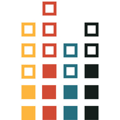Business data graphic diagram element