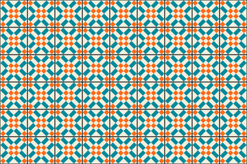 Geometric pattern ceramic tile design background