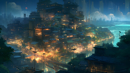 魔法の都市、境界なき驚異の世界 No.007 | Enchanted Metropolis: Where Possibilities Transcend Generative AI
