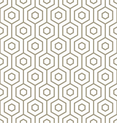 A seamless modern and hexagon pattern