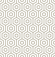 A seamless modern and hexagon pattern