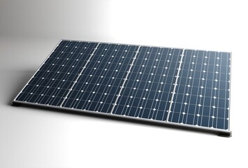 Photovoltaic solar panels isolated from the white background. 3d rendering.
