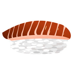 sushi with grilled fish