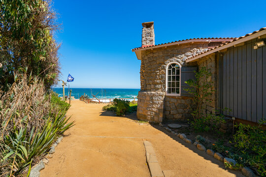 Exterior of Pablo Neruda Museum, Isla Negra, Chile