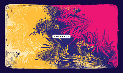 Abstract colorful paint background template copy space for poster, landing page, banner, or cover. Fluid backdrop design concept.