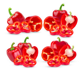 Pepper isolated on transparent png