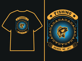 Fishing T-shirt design