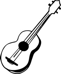 Hand Drawn Guitar