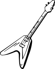 Hand Drawn Guitar