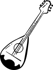 Hand Drawn Guitar