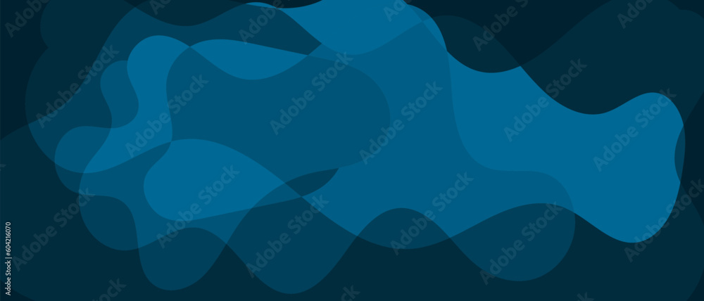 Poster abstract layered background effect. wavy layers of heights. multilayer embossed paper. vector illust
