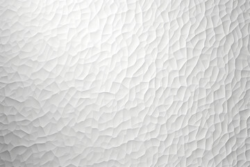 White Crumpled Paper Background Texture Shaped