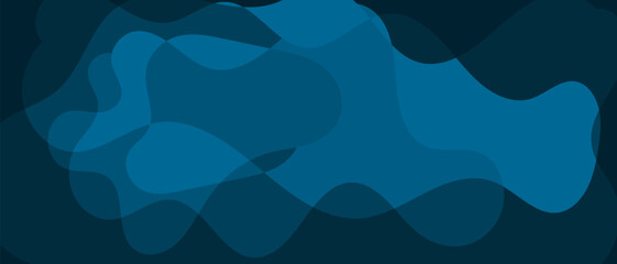 Abstract layered background effect. Wavy layers of heights. Multilayer embossed paper. Vector illustration.