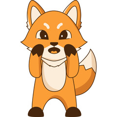 Cute Fox Illustration