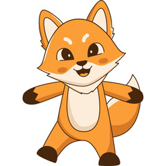 Cute Fox Illustration