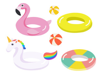 set of swans