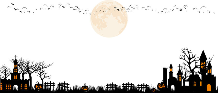 The spooky night background. Spooky night halloween background. Halloween theme dark background. Halloween spooky night background
