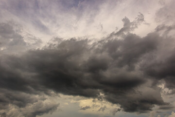 Obraz premium storm clouds timelapse