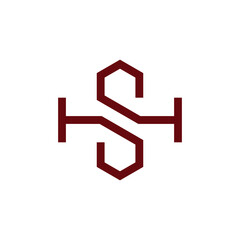 design a clever monogram logo SH